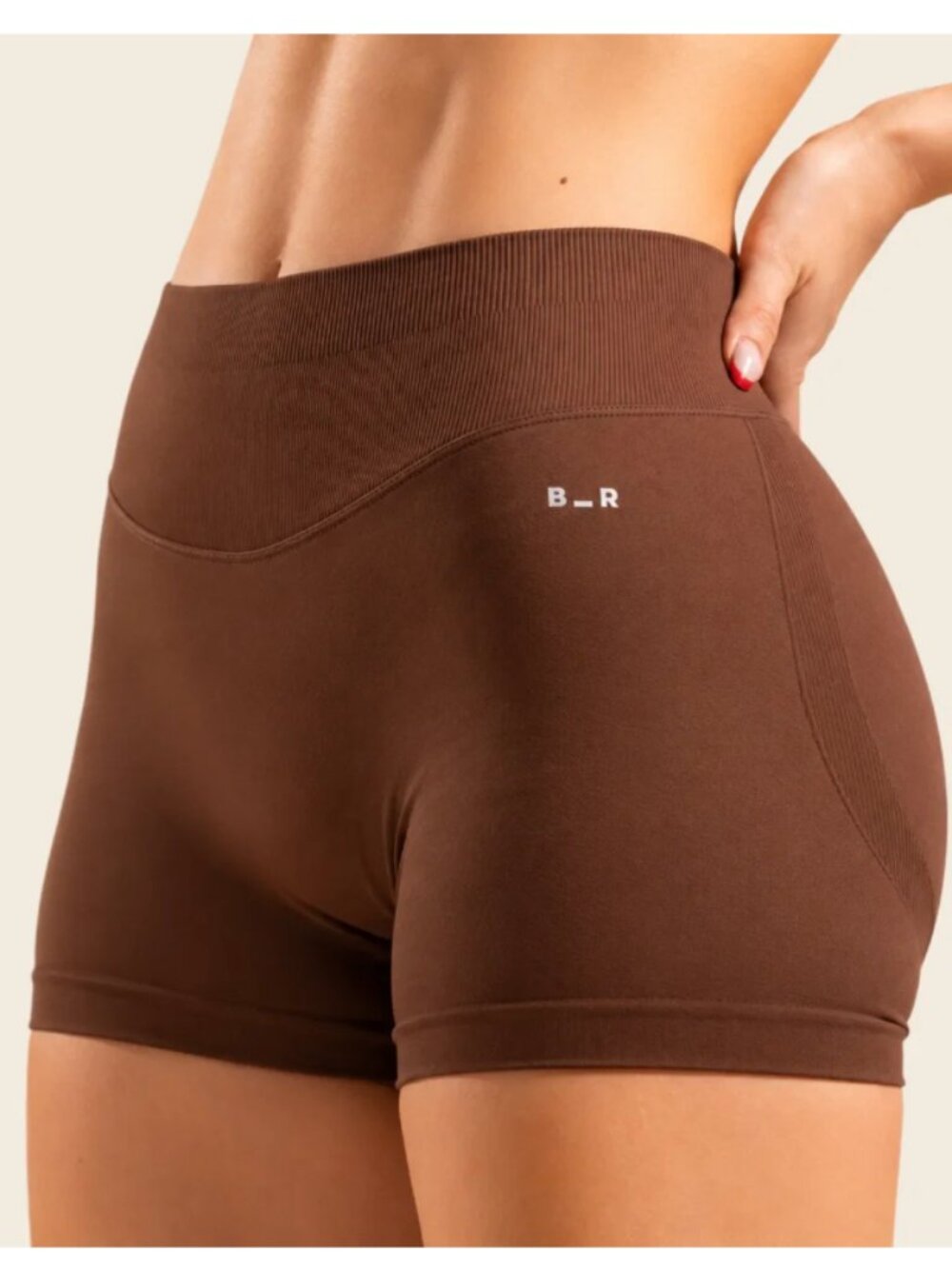 2 Sexy Sculpt Shorts (Red and Brown)